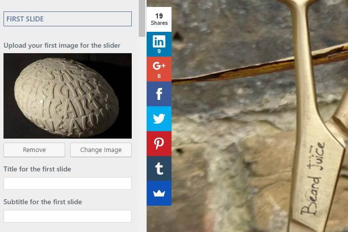 header slider