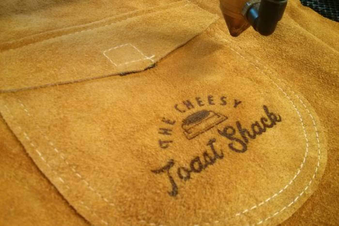 engraving leather welding aprons