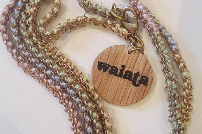 branded wooden tags for waiata