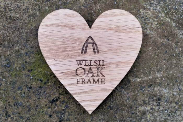 Branded coasters for Welsh Oak Frame
