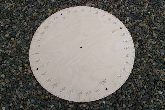 How to make giant protractors